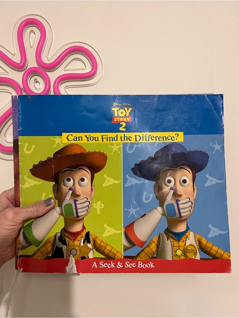 Find The Difference Book Toy Story 2 Vintage 1999